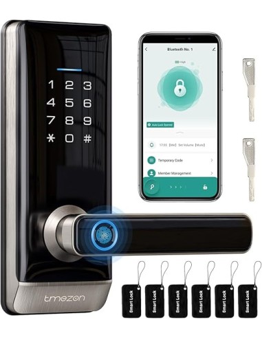 Smart Door Lock, TMEZON Keyless Entry Door Lock Fingerprint