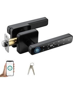 ACDOKE Smart Lock 4 in 1, Fingerprint Door Lock Set