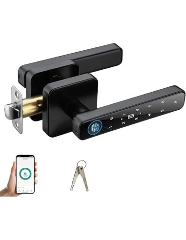 ACDOKE Smart Lock 4 in 1, Fingerprint Door Lock Set