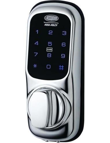 Lockwood 001 Touch Plus™ Smart Deadlatch Chrome Plate