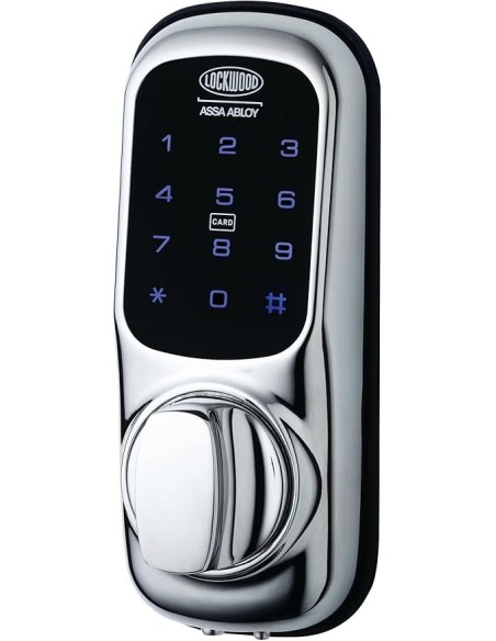 Lockwood 001 Touch Plus™ Smart Deadlatch Chrome Plate