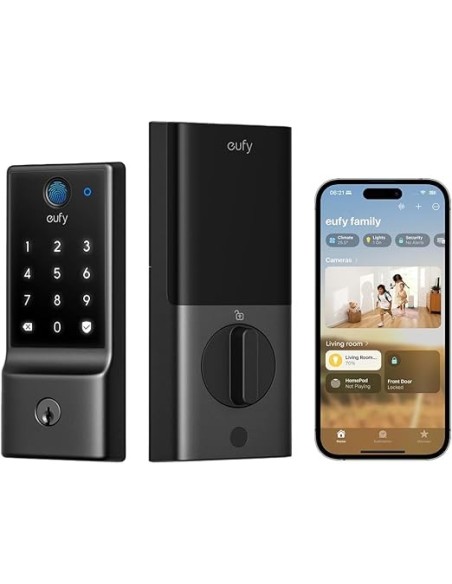 eufy Smart Lock E30, Fingerprint Keyless Entry Door Lock