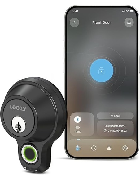 Lockly Model X Smart Door Lock - Black