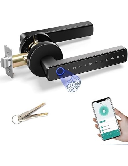 TEKXDD Smart Lock - 5 in 1 Fingerprint Door Lock