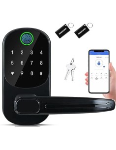 TEDFLOP Smart Door Lock, Electronic Fingerprint Handle