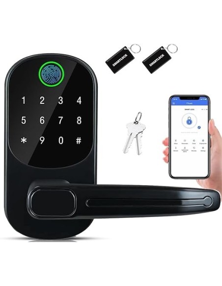 TEDFLOP Smart Door Lock, Electronic Fingerprint Handle