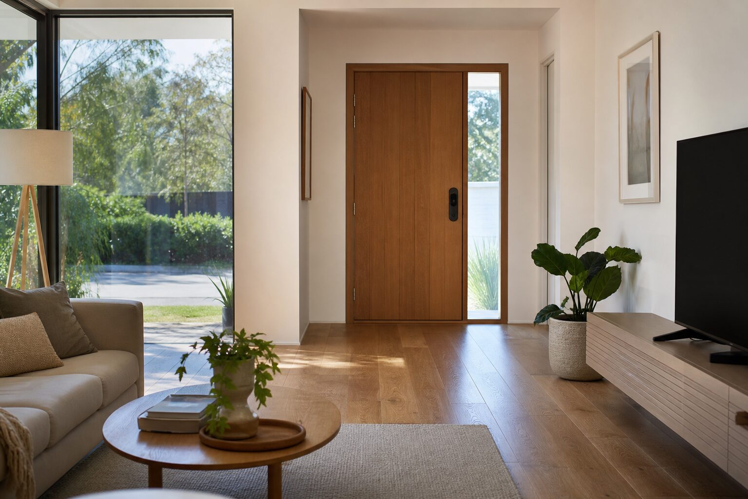 Living room entry