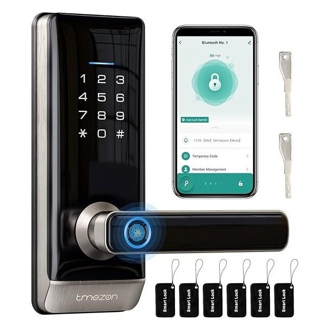 TMEZON Fingerprint Keyless Entry Door Lock