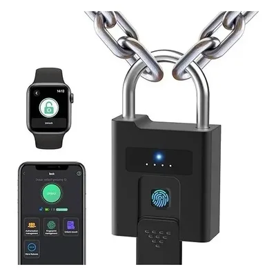 eLinkSmart Heavy-Duty Fingerprint Padlock