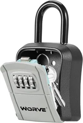 Worve 4-Digit Key Lock Box