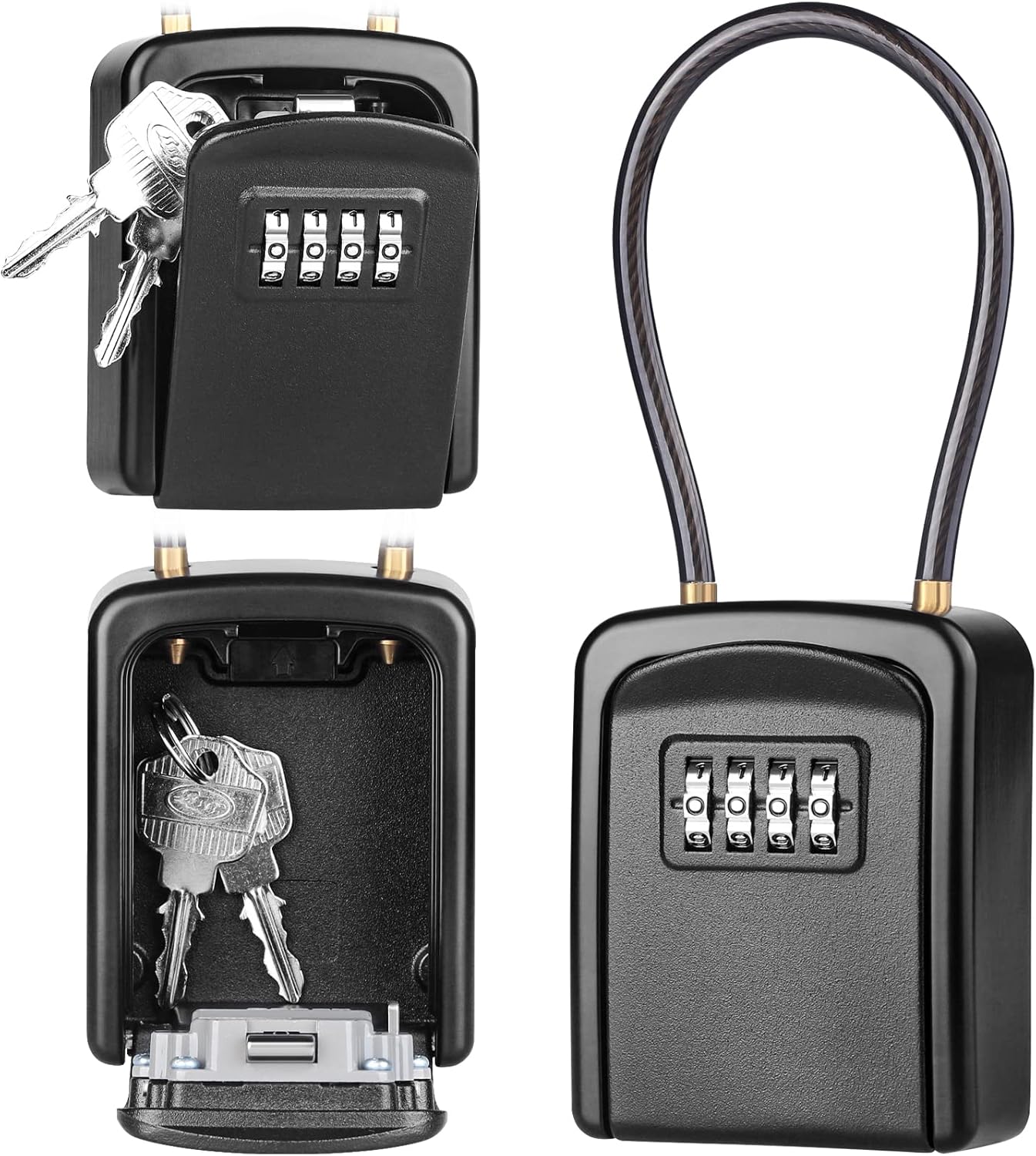 Diyife Key Safe with Wire Rope Shackle — Diyife smart lock product image