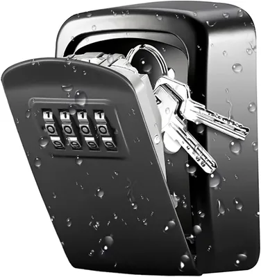 Upgraded Wall Mount Key Lock Box (3.66")