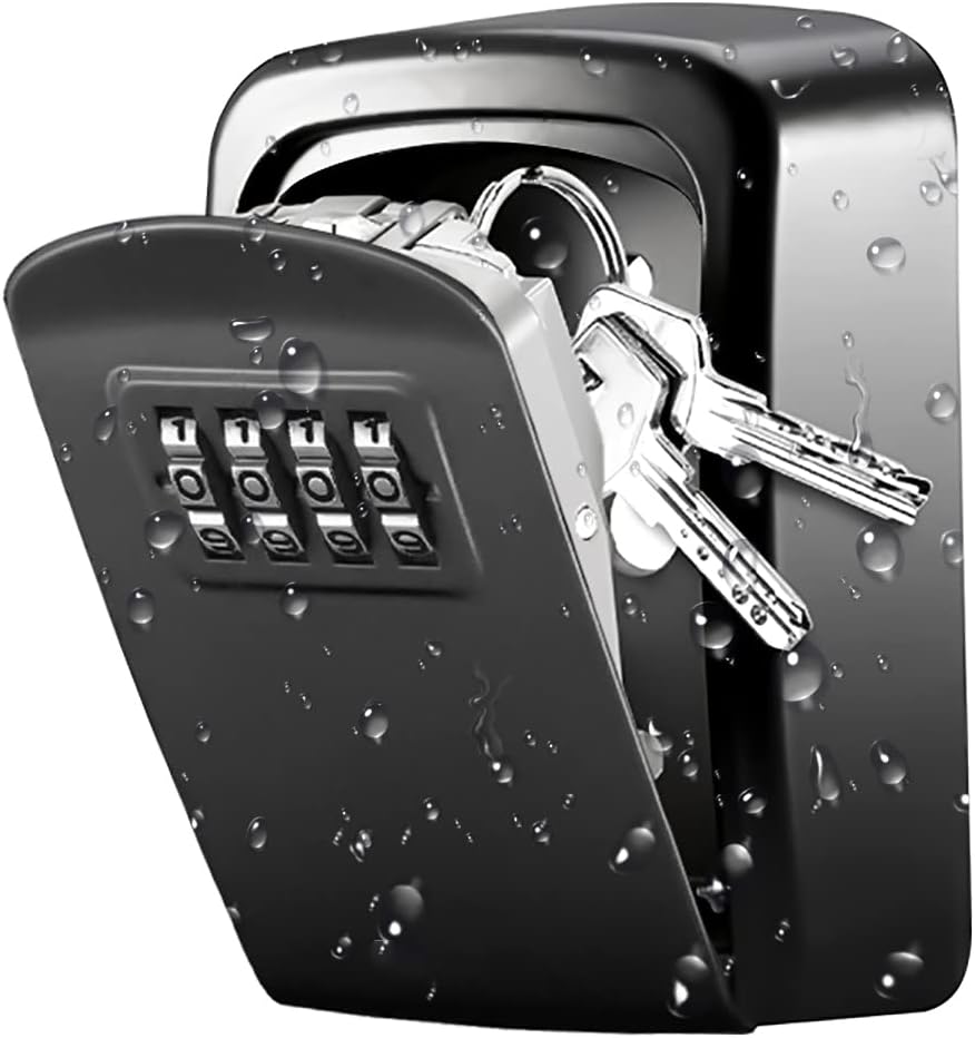 Upgraded Wall Mount Key Lock Box (3.66")