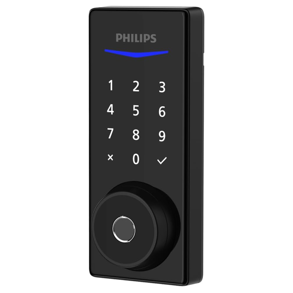 Philips EasyKey DDL210S-1H Fingerprint Lock for Smart Home - Smart Door Lock Australia, Fingerprint Lock, Smart Home, Home Improvement, Keyless Door Lock, Smart Home Gadgets, Door Safety Lock- Black